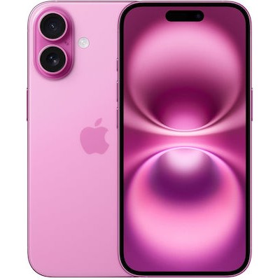 Apple iPhone 16 (8GB/128GB) Pink Εκθεσιακό NEW Open Box (1 Year Warranty) 100% Battery